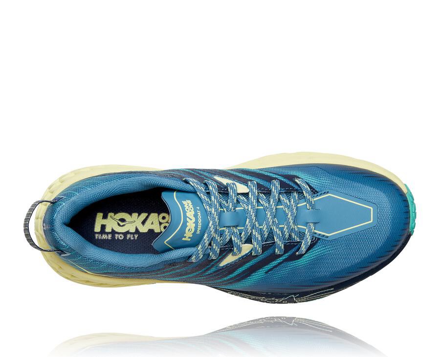 Zapatillas Trail Hoka One One Mujer - Speedgoat 4 - Azules - WGV396820